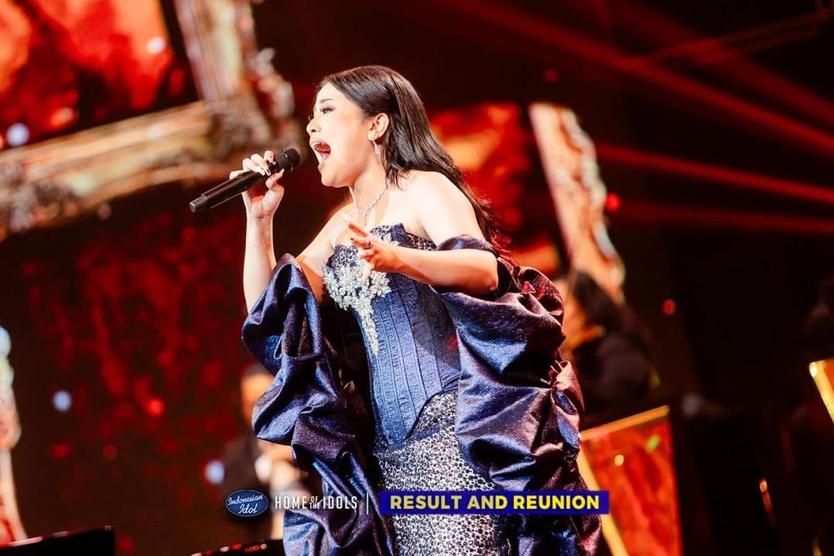 Ajang pencarian bakat Indonesian Idol musim ke-13 resmi berakhir dengan menobatkan Shabrina Leanor sebagai juara.(INSTAGRAM @indonesianidolid.)